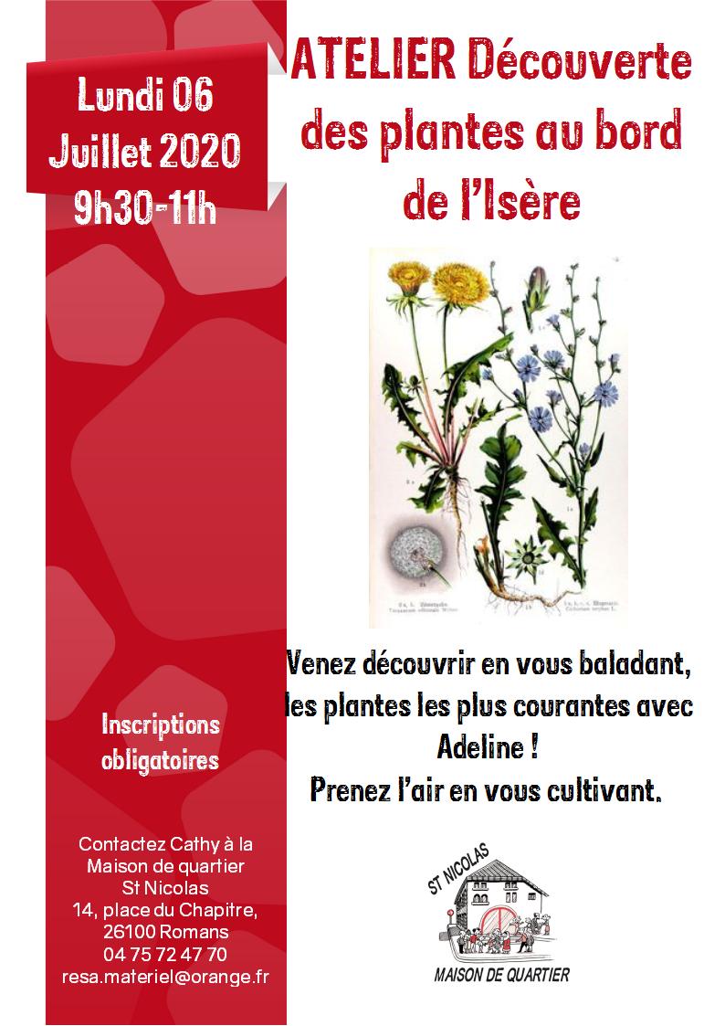 07 2020 06 affiche SORTIE DECOUVERTE PLANTES 06