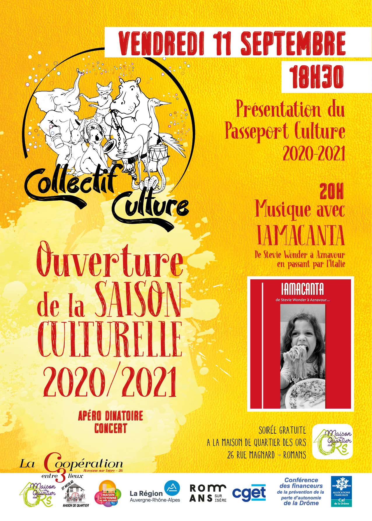 2020.09.01 soiree SAISON CULTURELLE 2020 2021