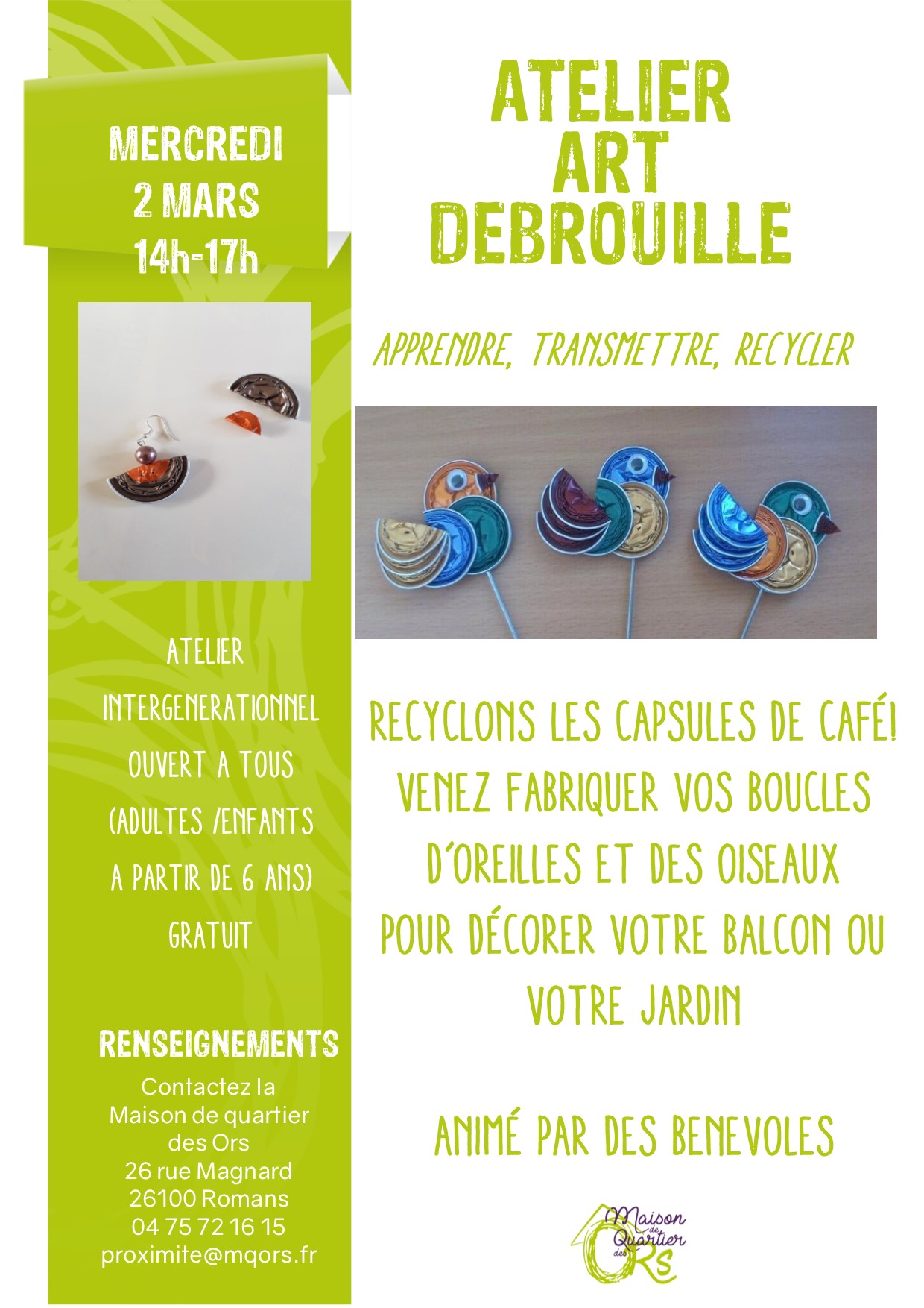 220302 Art débrouille recyclage capsules café