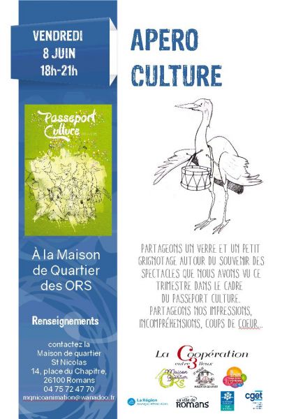 Apéro culture 8.06.18
