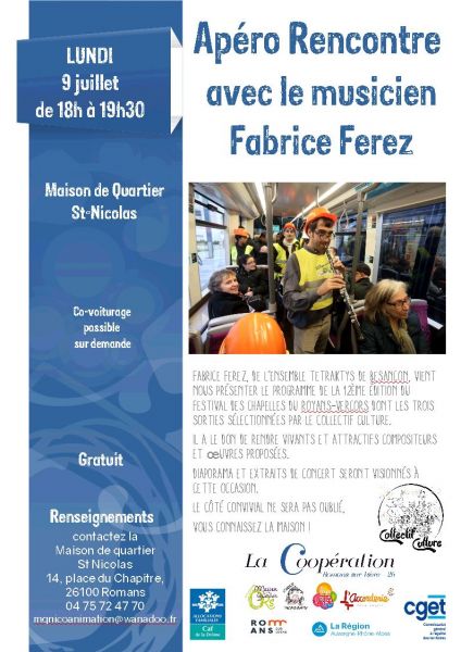 Apéro rencontre Fabrice Ferez