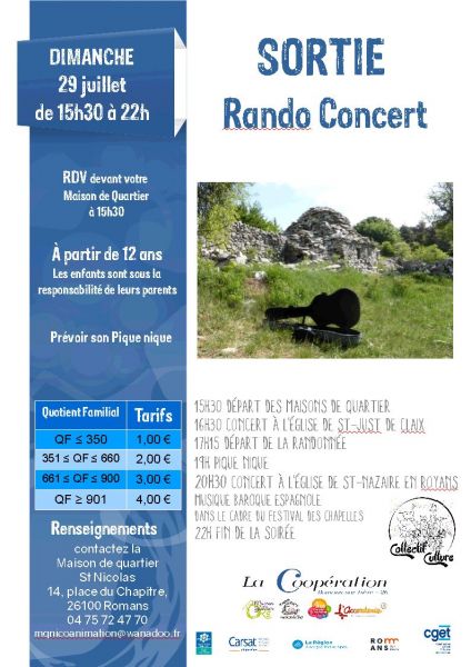 Sortie Rando concert