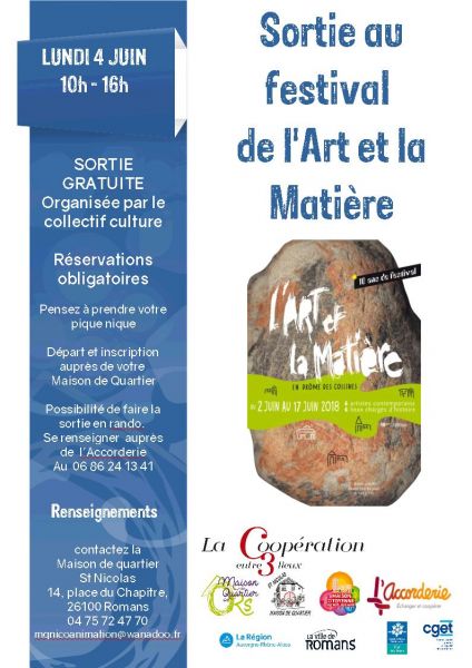 Sortie lArt et la matière 4 juin