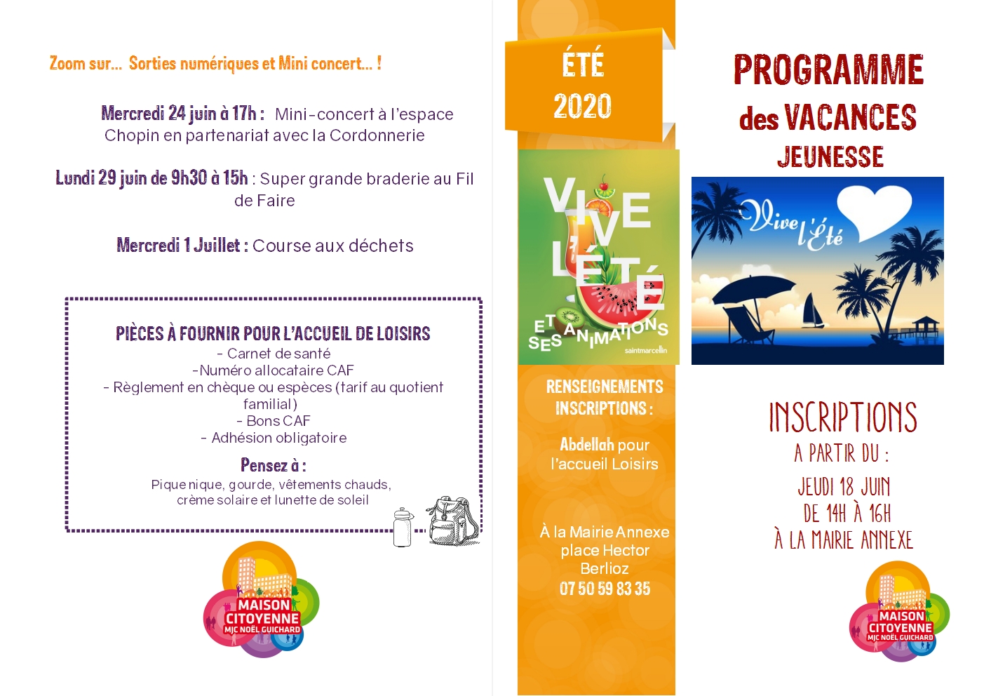 prog vacances été jeunesse 1