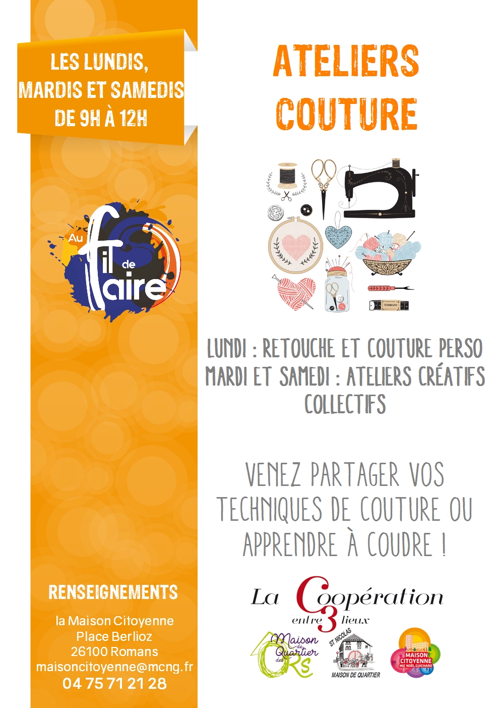 21.11.08 affiche atelier couture