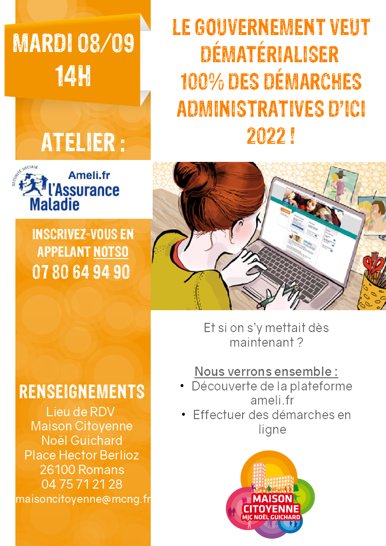 affiche atelier CPAM