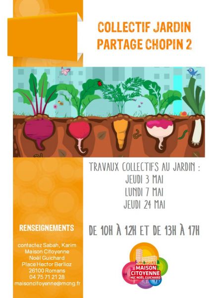 affiche jardin mai18