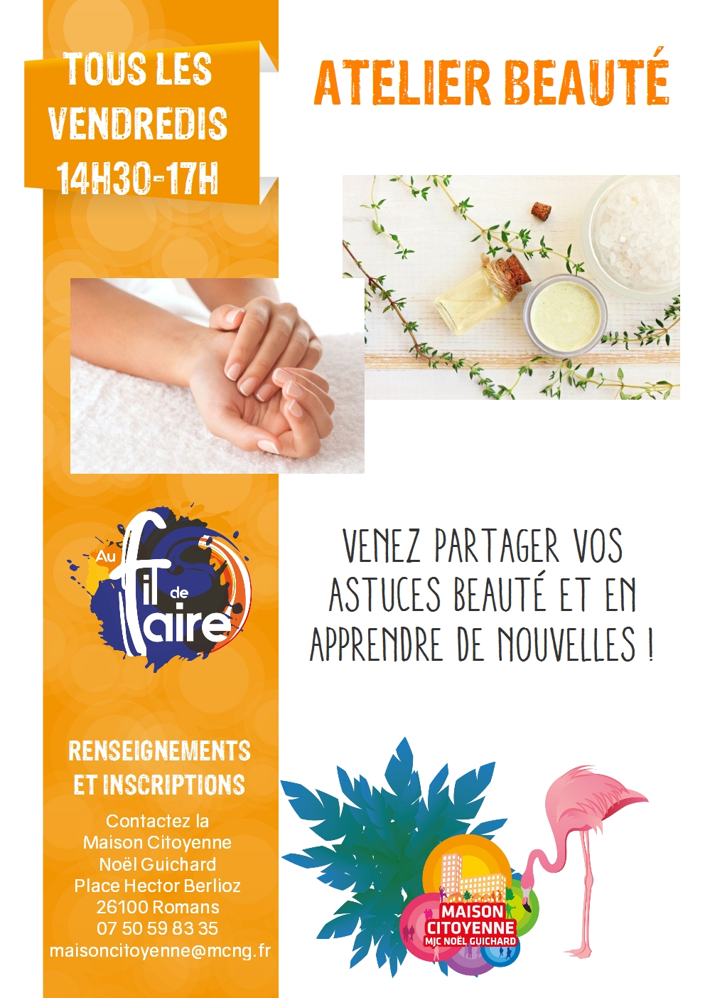 affiches atelier beauté été