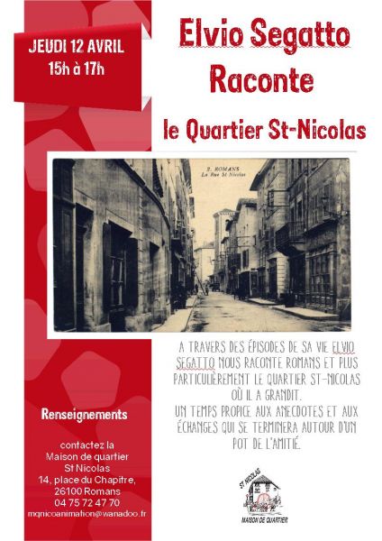 affiche conférence Elvio