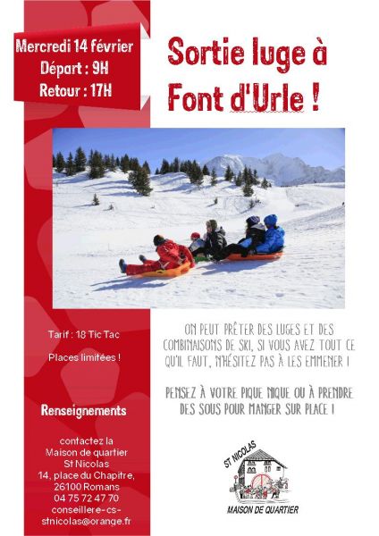 sortie luge