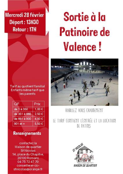 sortie patinoire