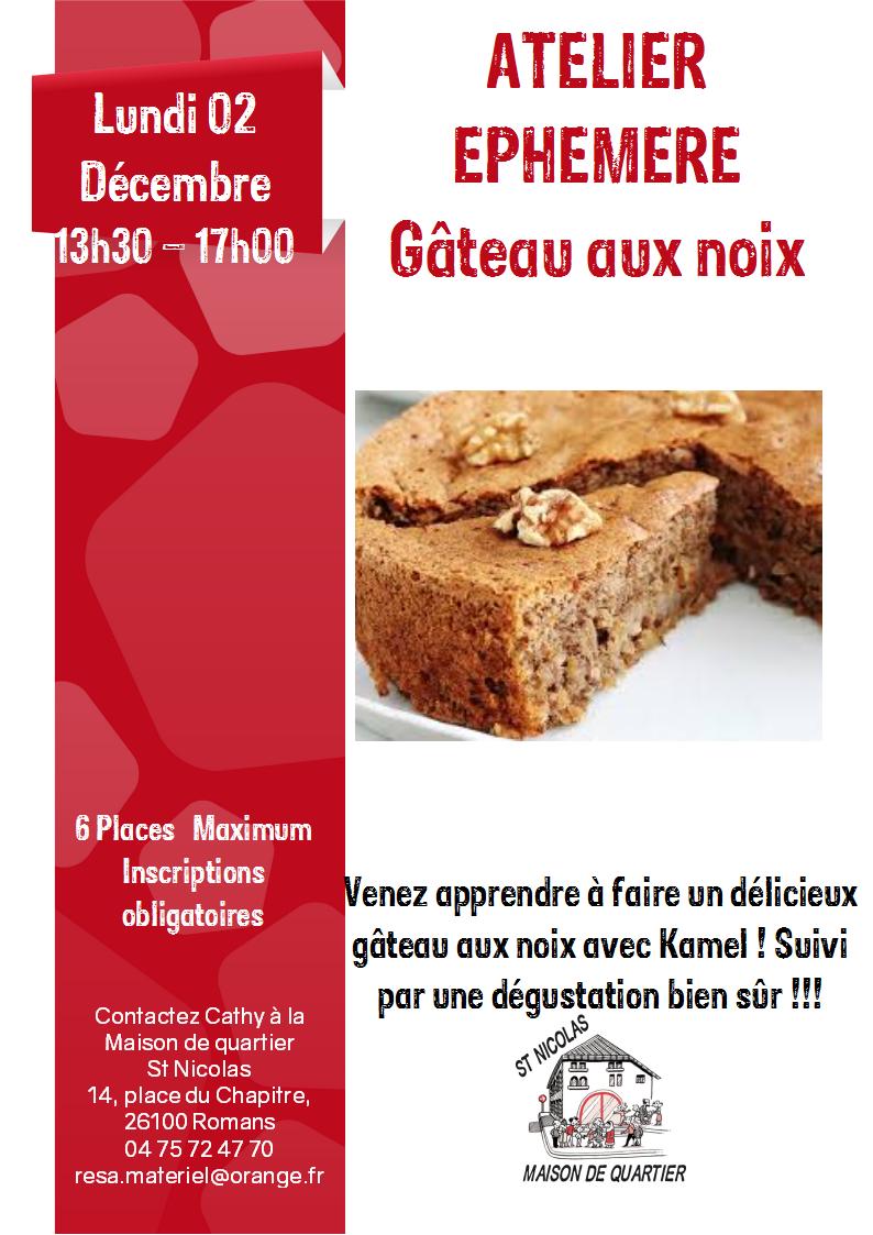 affiche Gateau aux noix