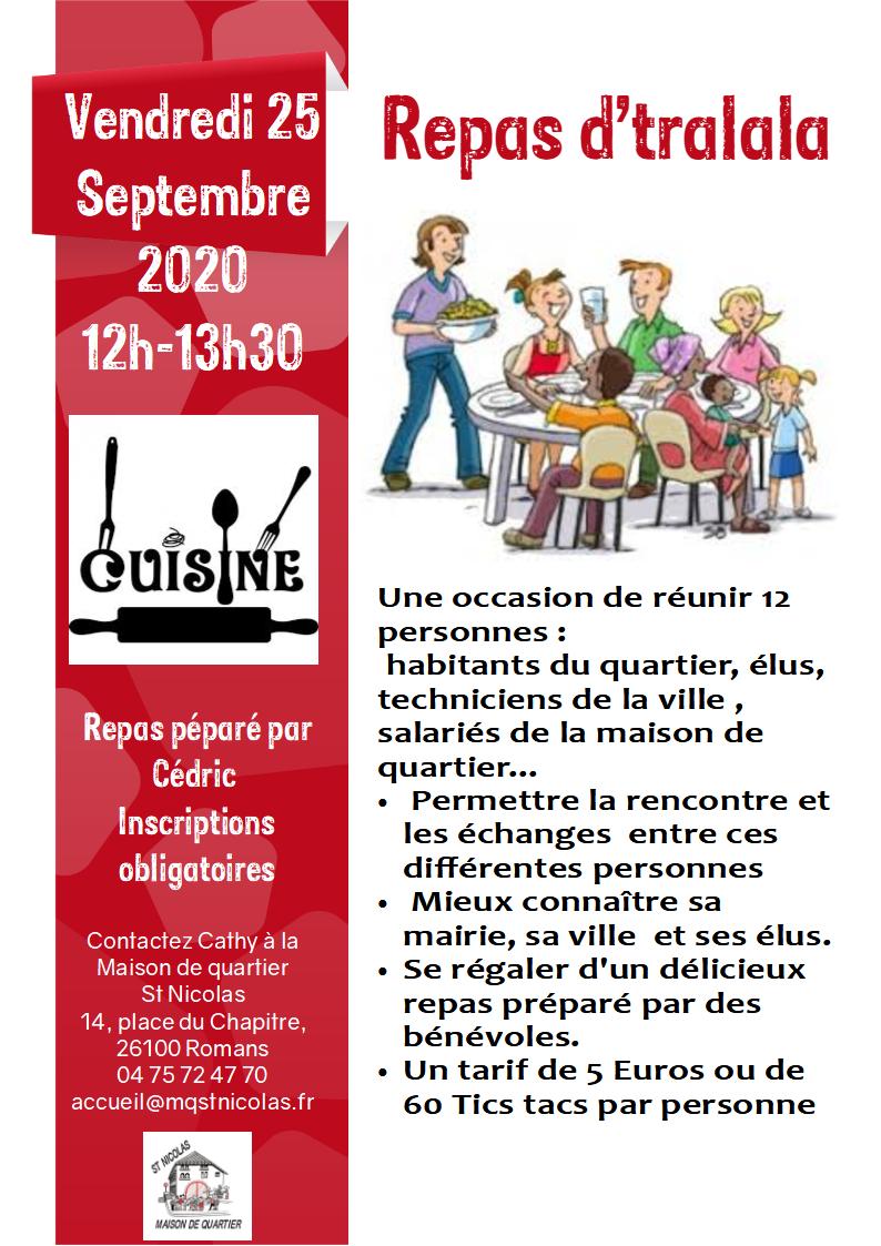 affiche TRALALA 25 Sept 20