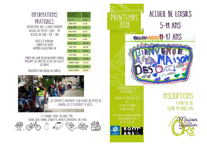 2018 04 09 ACCUEIL DE LOISIRS